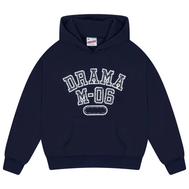 Drama Call NAVY COLLEGE STUD HOOD