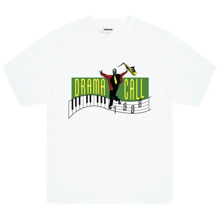 Drama call JAZZ TEE (WHITE) NEW BLANK