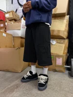 Dramas call BLACK 3STA SHORTS HOLE